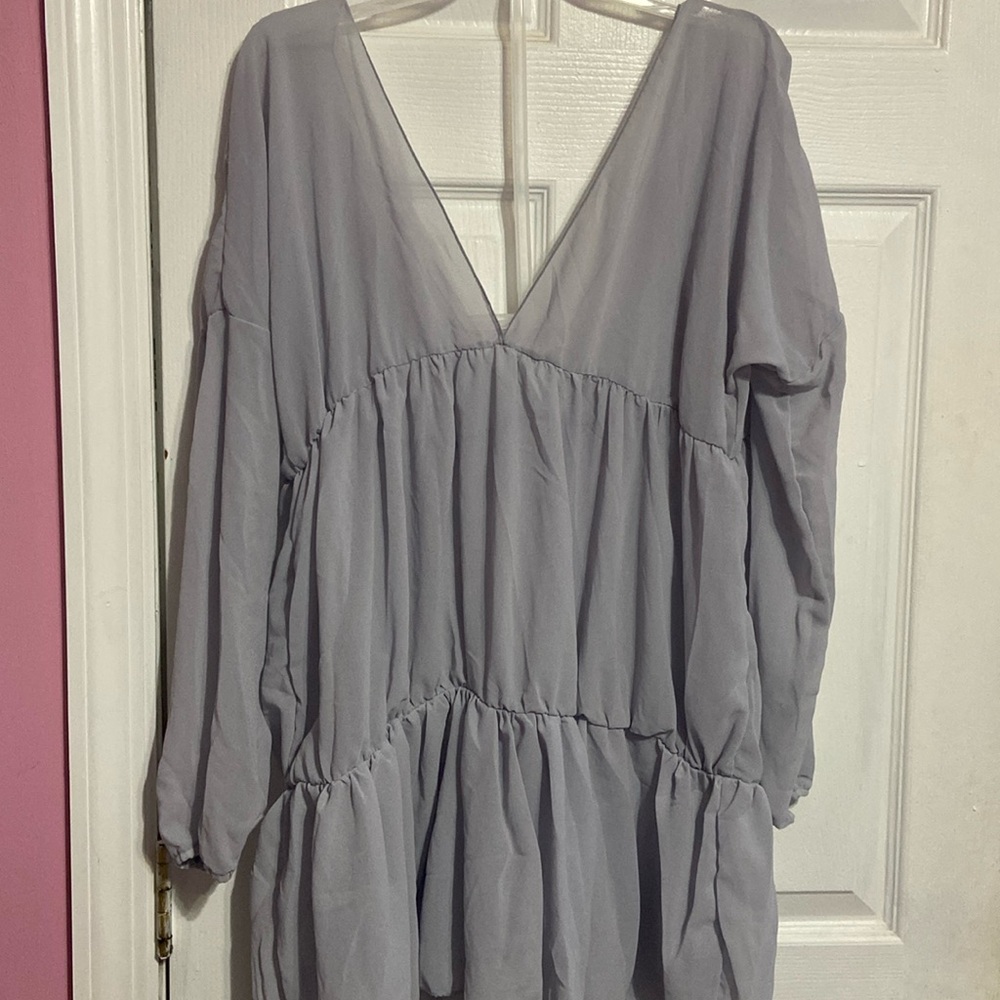 Light gray dress